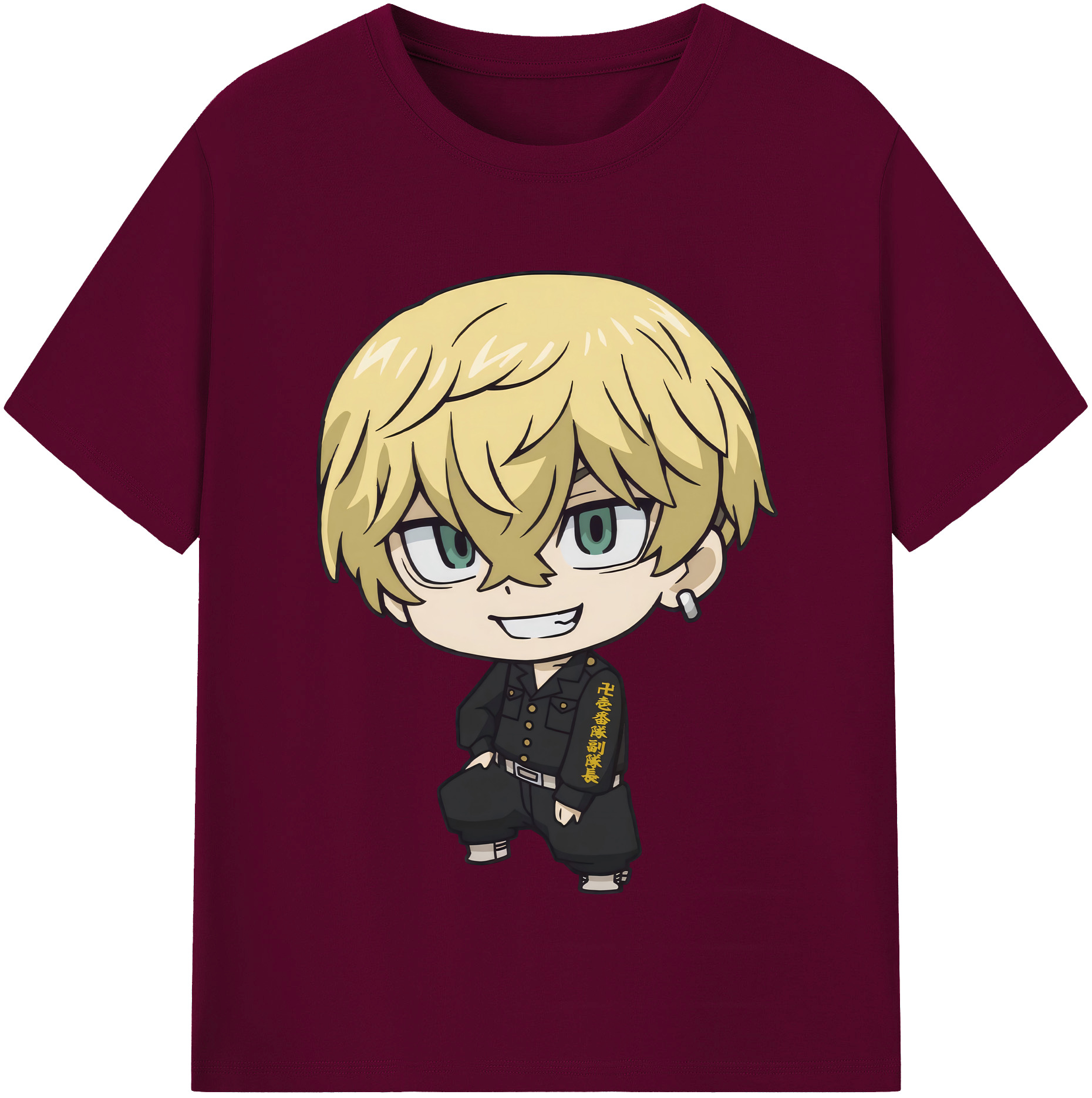 （画像用） 東京リベンジャーズ Tokyo Revengers レディースカジュアルプリントTシャツ（綿100％）